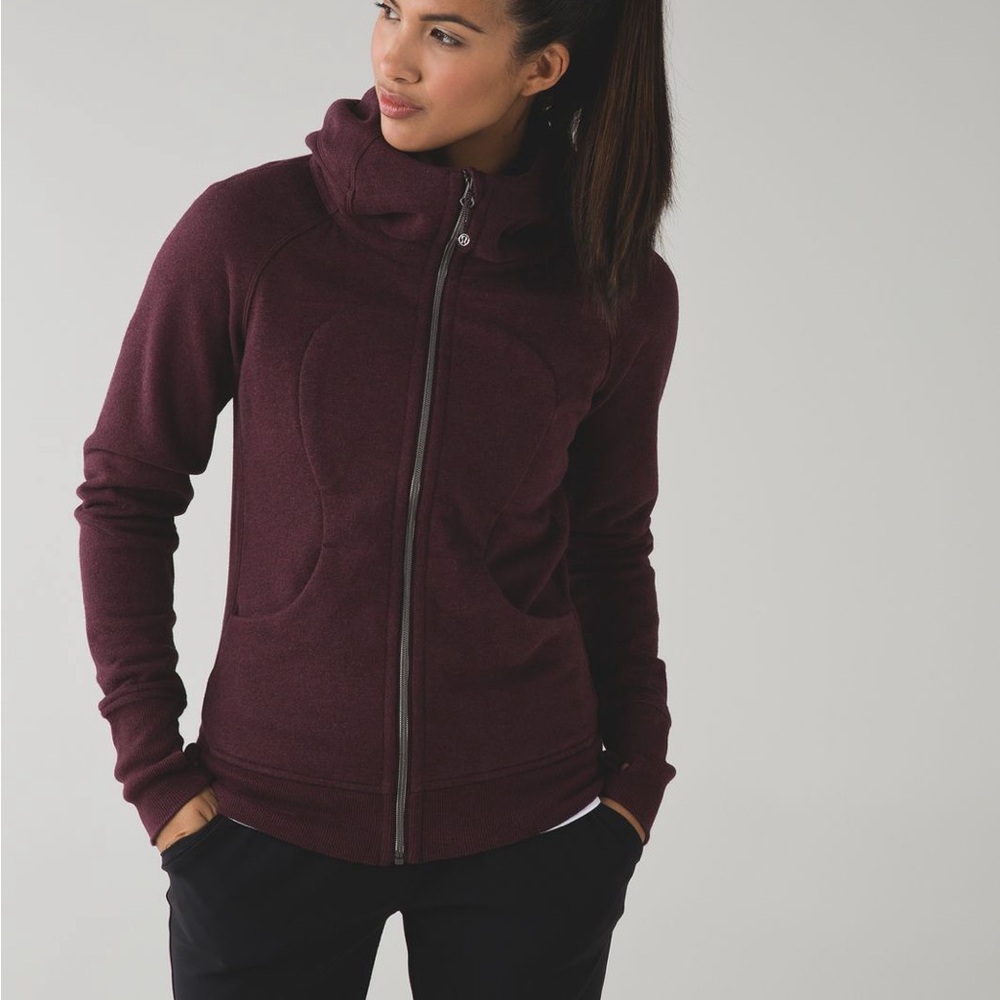 NWOT Lululemon Scuba Hoodie in Maroon